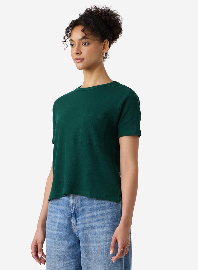 ذا سوليد ستور تيشيرت قطني مضلع - Image 3